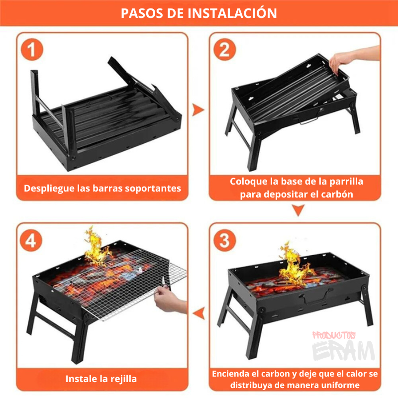 PARRILLERO™ - Parrilla Plegable