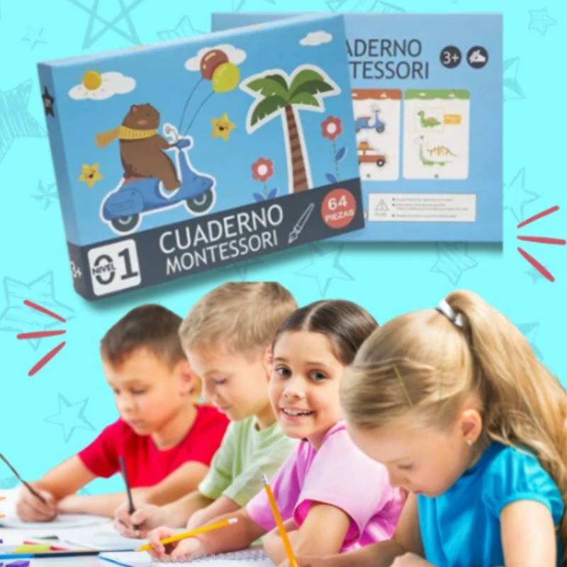 MONTESSORI™ - Cuaderno con Trazados