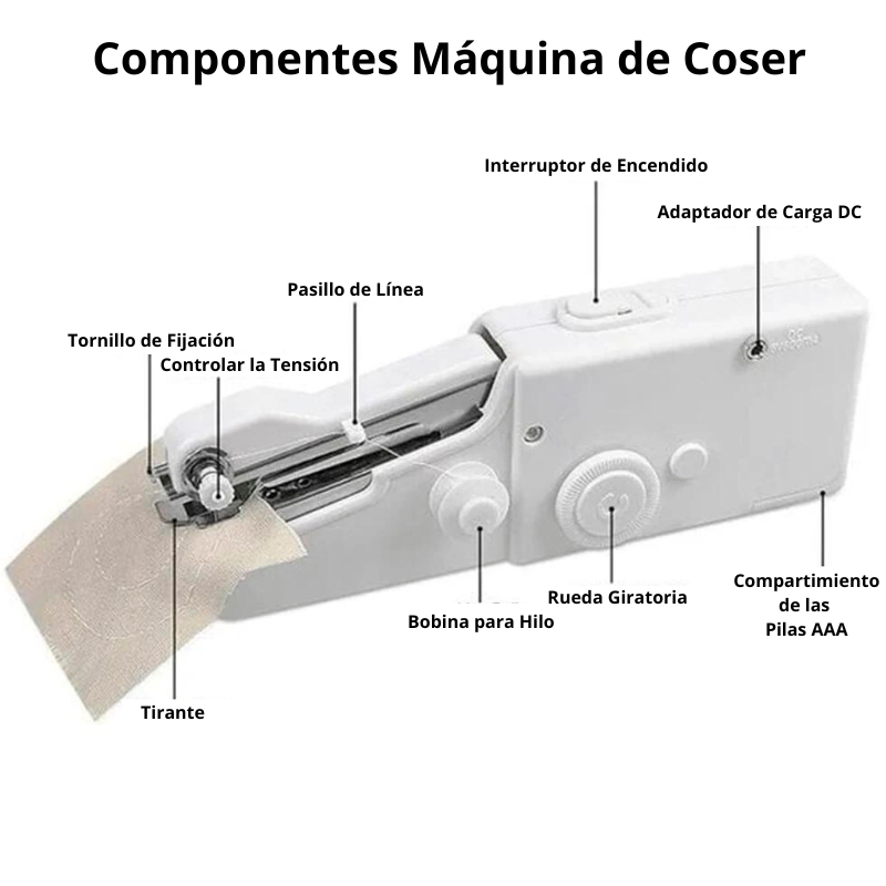 COSTURERO™ - Máquina de Coser Inalámbrica