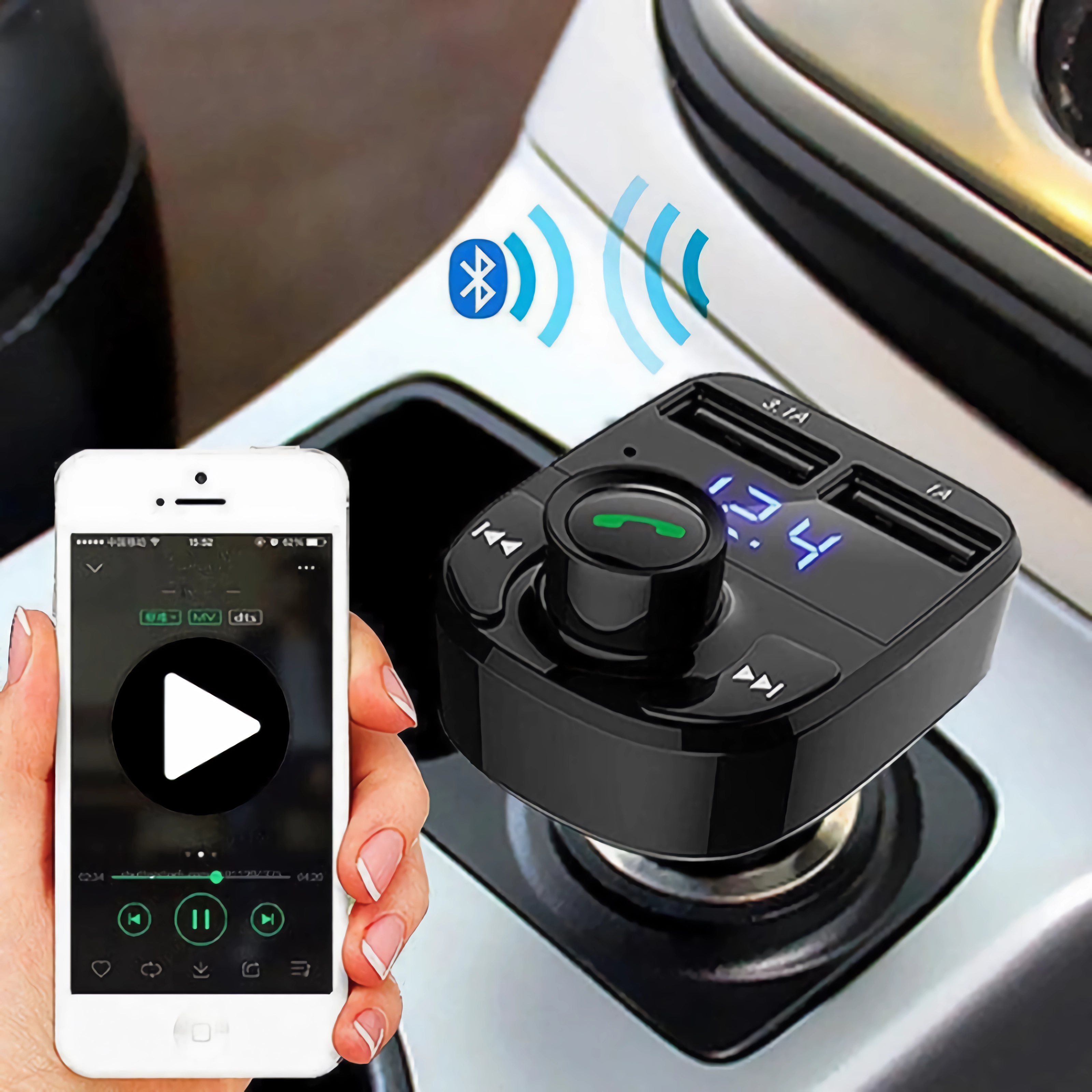 AUTOMÓVIL™ - Transmisor Bluetooth Auto