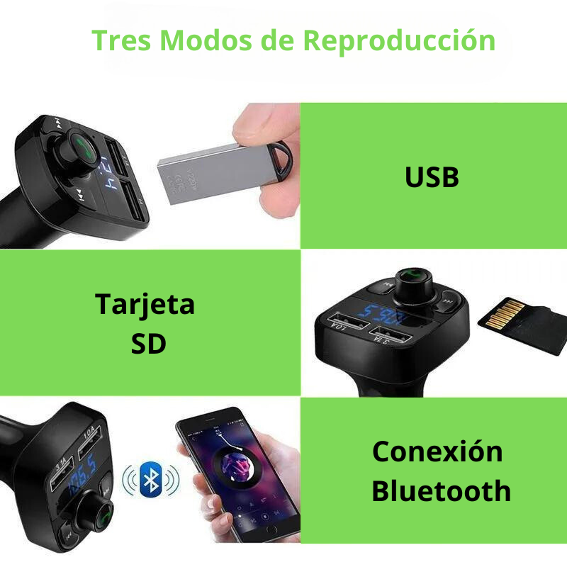 AUTOMÓVIL™ - Transmisor Bluetooth Auto